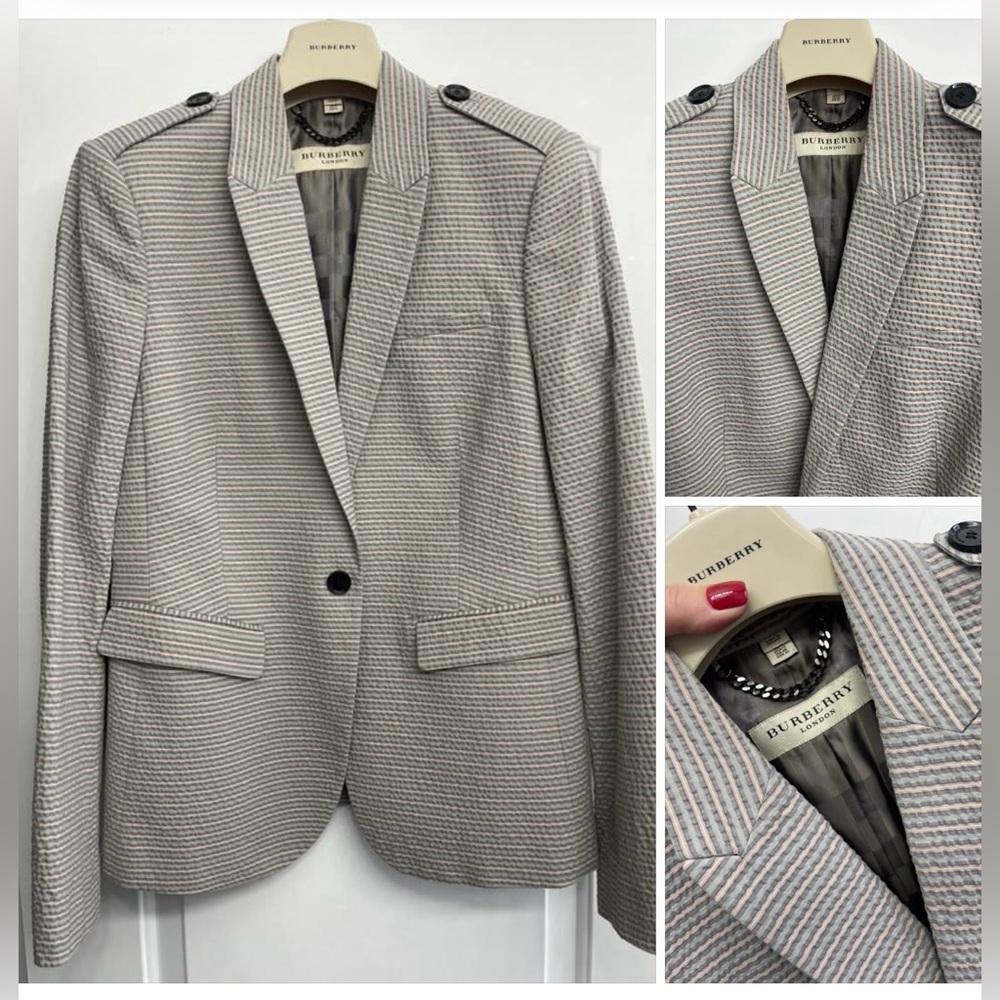 Burberry Gray Blazer
